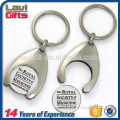High Quality Factory Price Custom Coin Keychain Holder With Trolley Token Wholesale From China